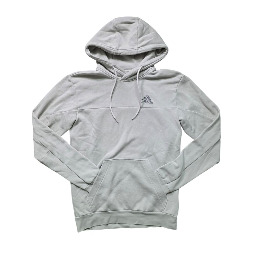 Adidas Stadium Fleece Badge of Sport Hoodie Men’s XS Gray